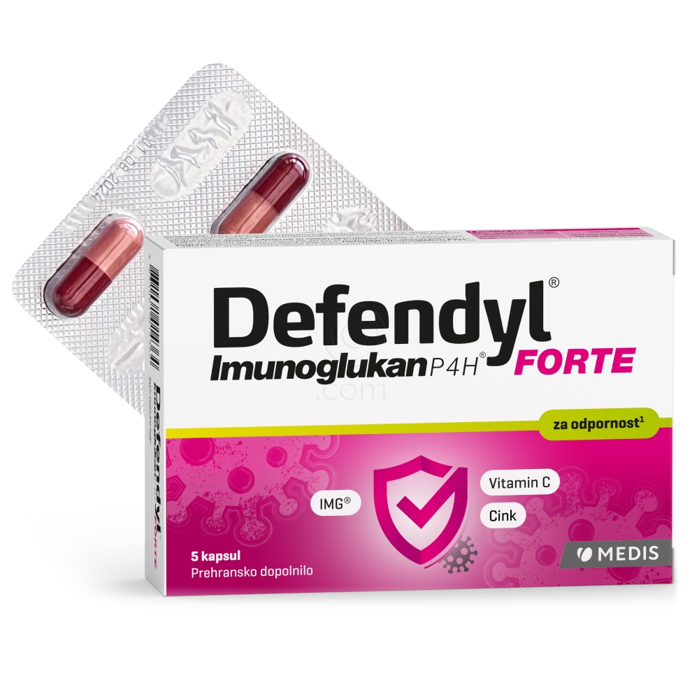 Defendyl-Imunoglukan P4H Forte, kapsule (5 kapsul)