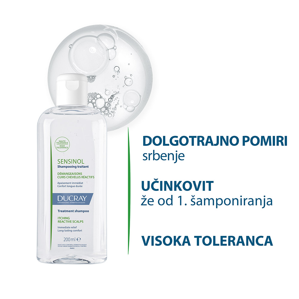 Ducray Sensinol, tretma šampon (200 ml)
