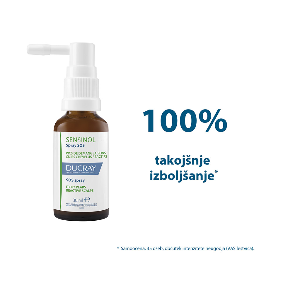 Ducray Sensinol, SOS pršilo (30 ml)