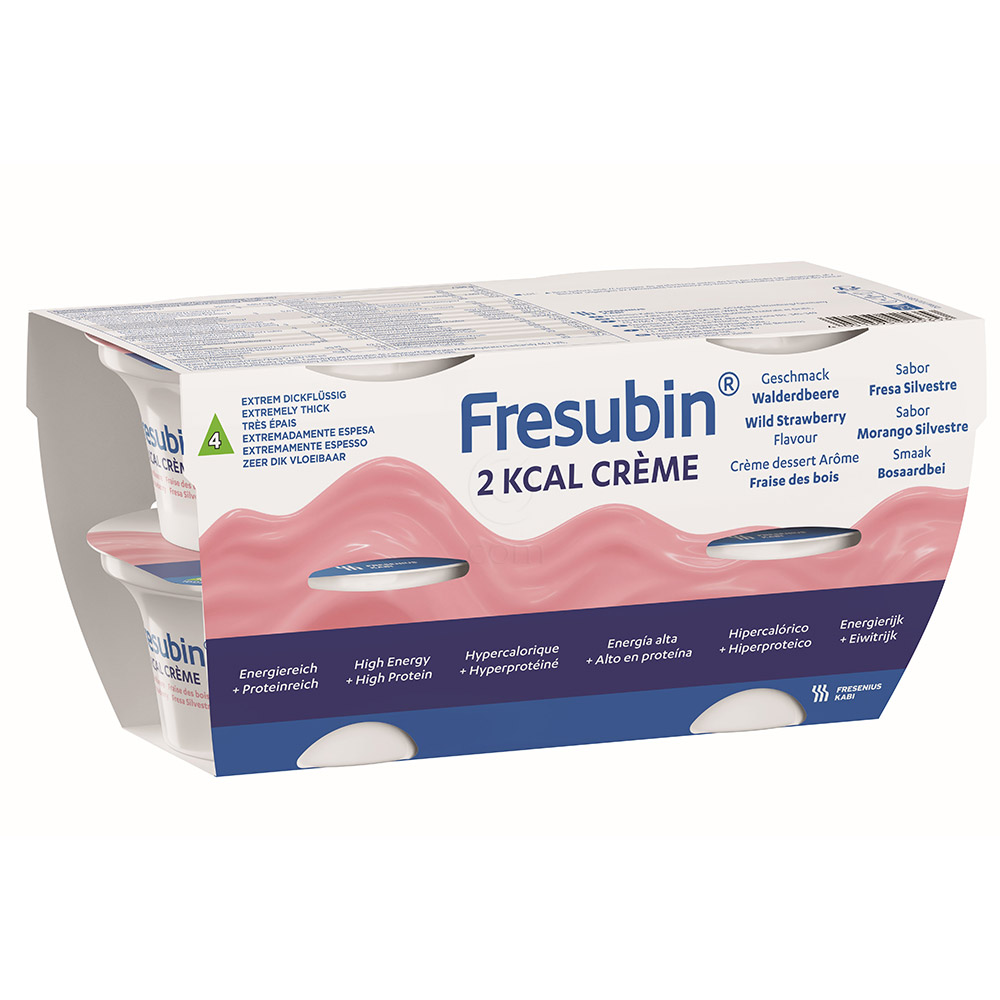 Fresubin 2 kcal creme, gozdna jagoda (4 x 125 g)