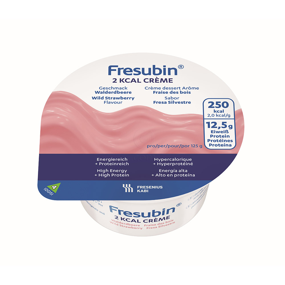 Fresubin 2 kcal creme, gozdna jagoda (4 x 125 g)
