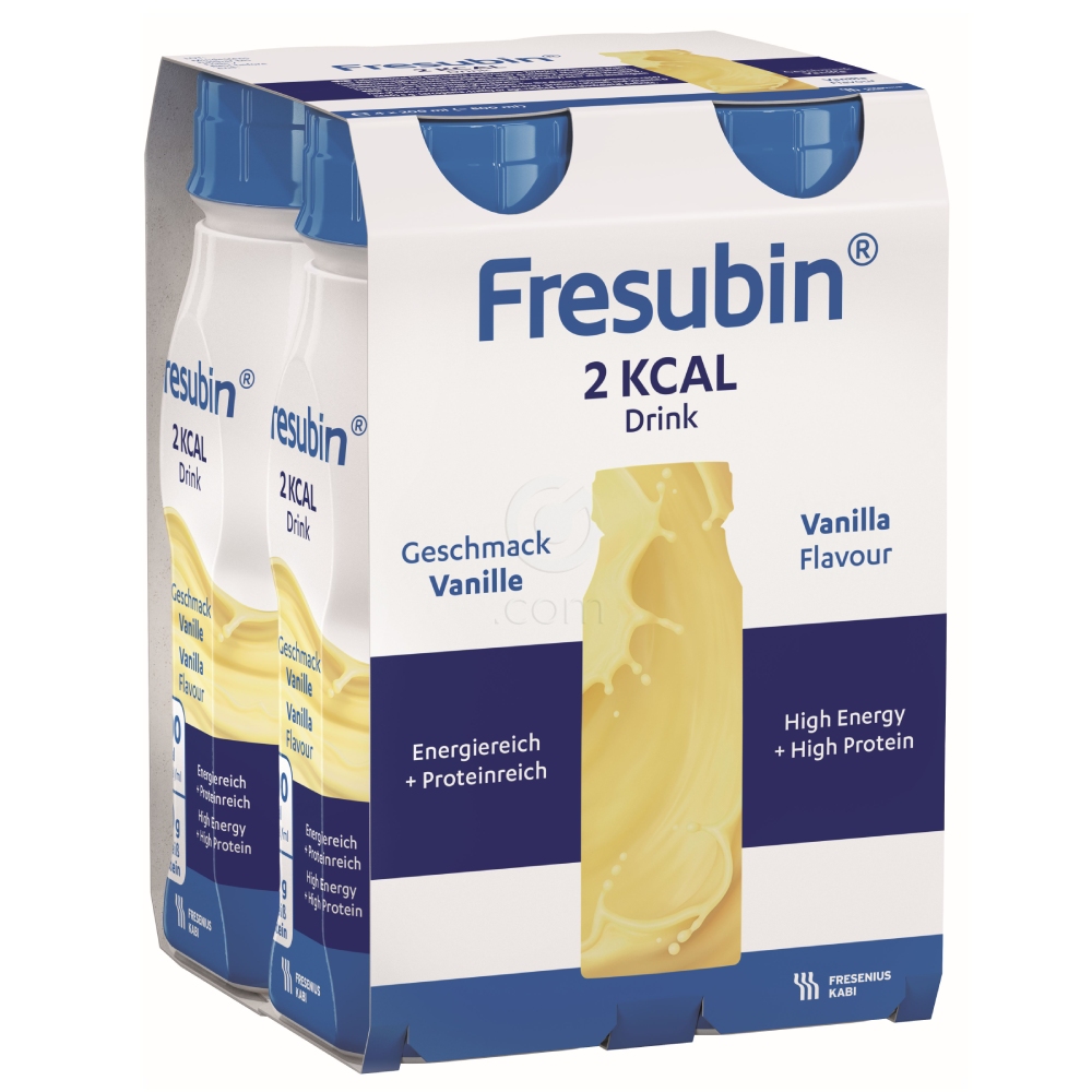 Fresubin 2 kcal/ml Drink, napitek z okusom vanilije (4 x 200 ml)