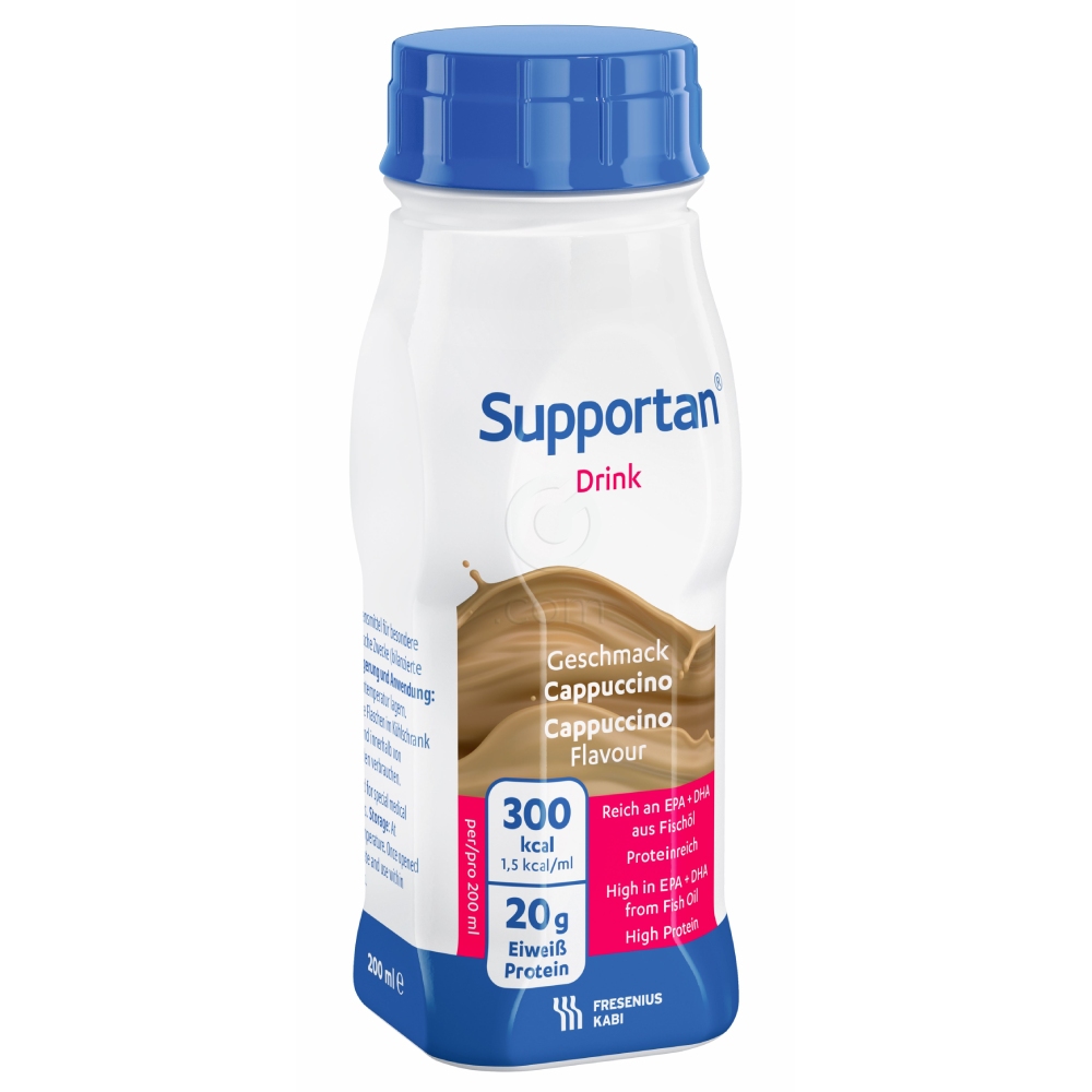 Supportan, okus cappuccino (4 x 200 ml)