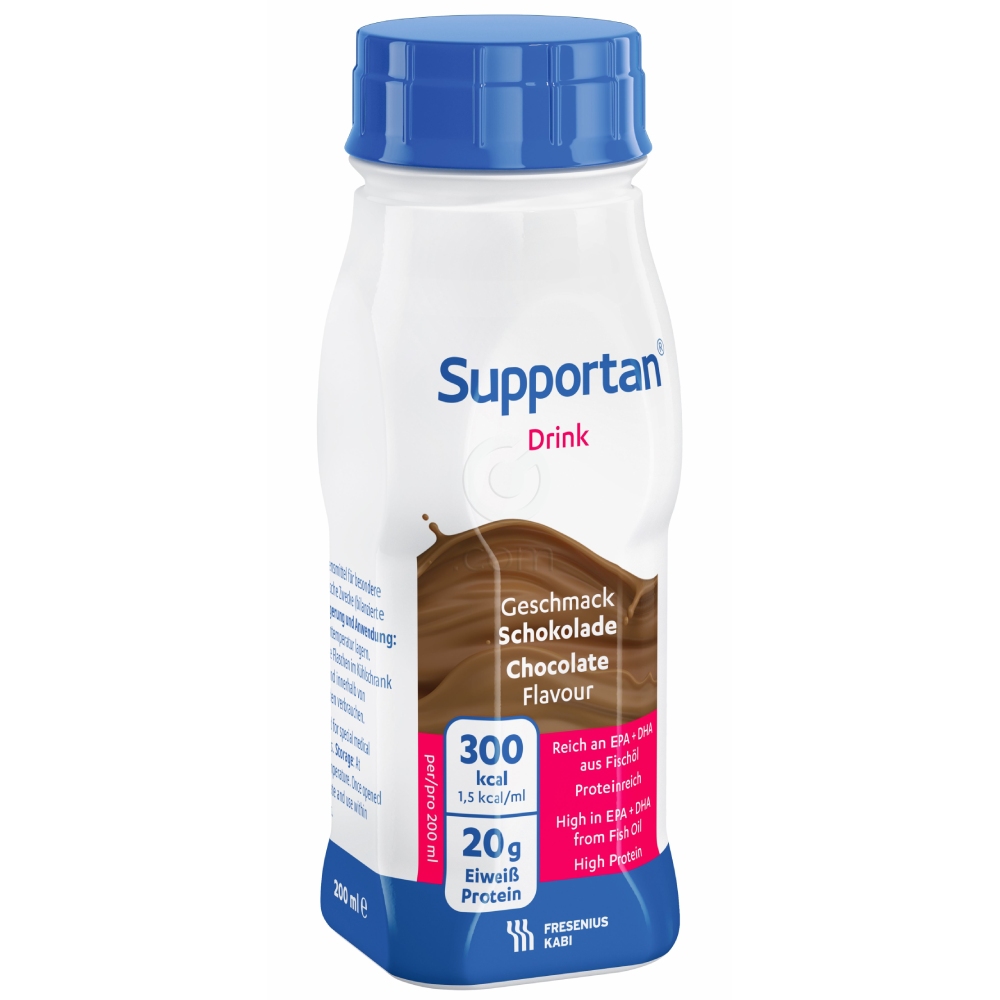 Supportan, okus čokolada (4 x 200 ml)