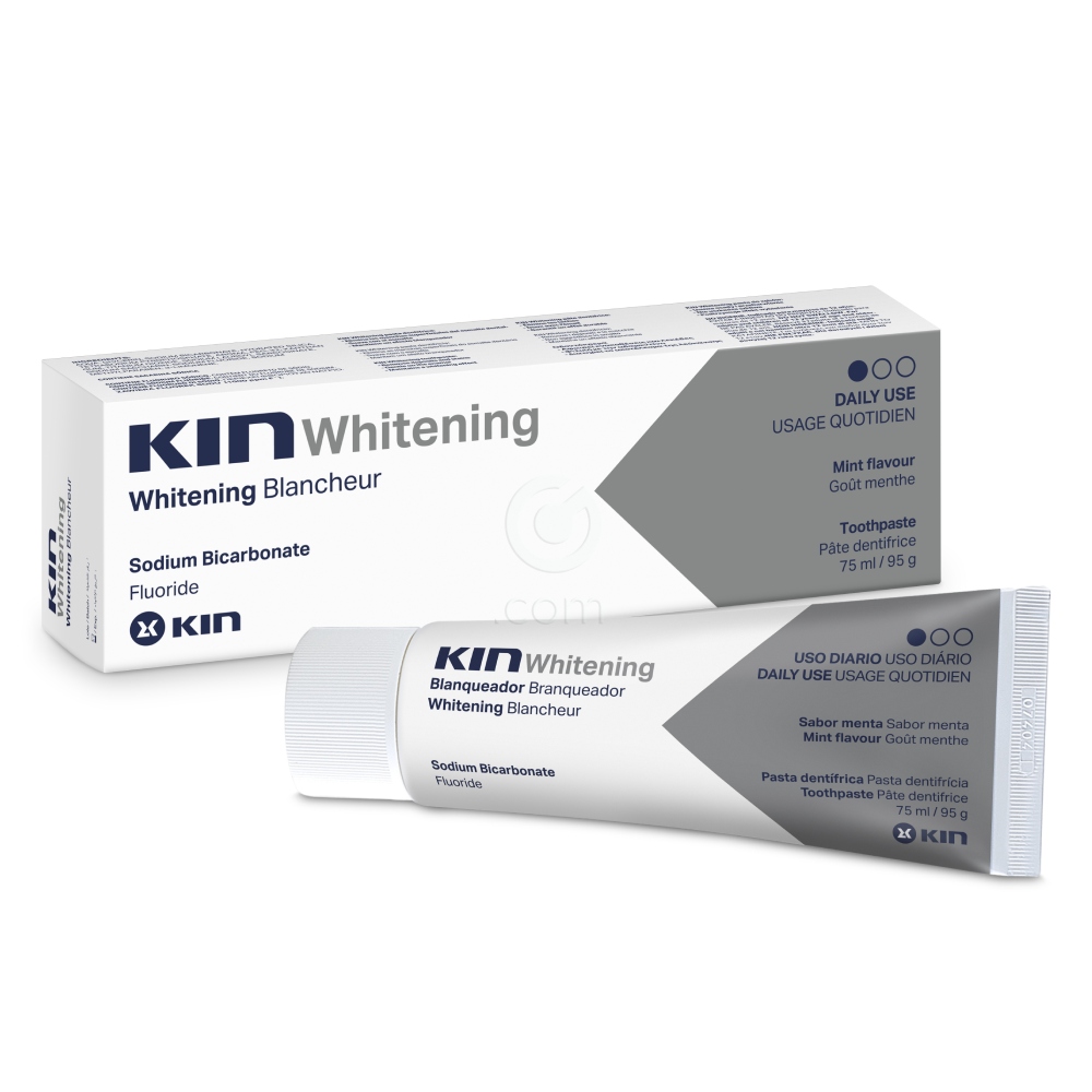 Kin Whitening, zobna pasta za beljenje zob z okusom mete (75 ml)