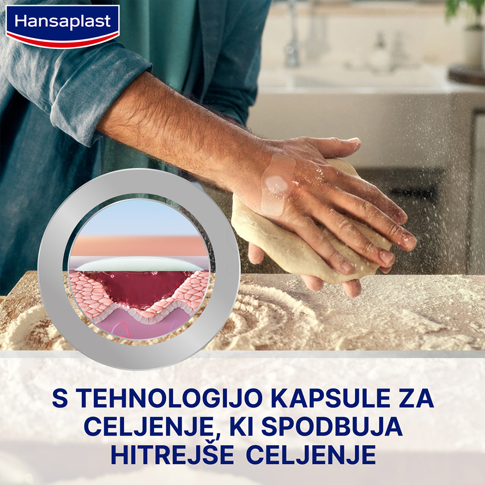 Hansaplast, zaščitni hidrokoloidni obliži - druga koža (6 obližev)