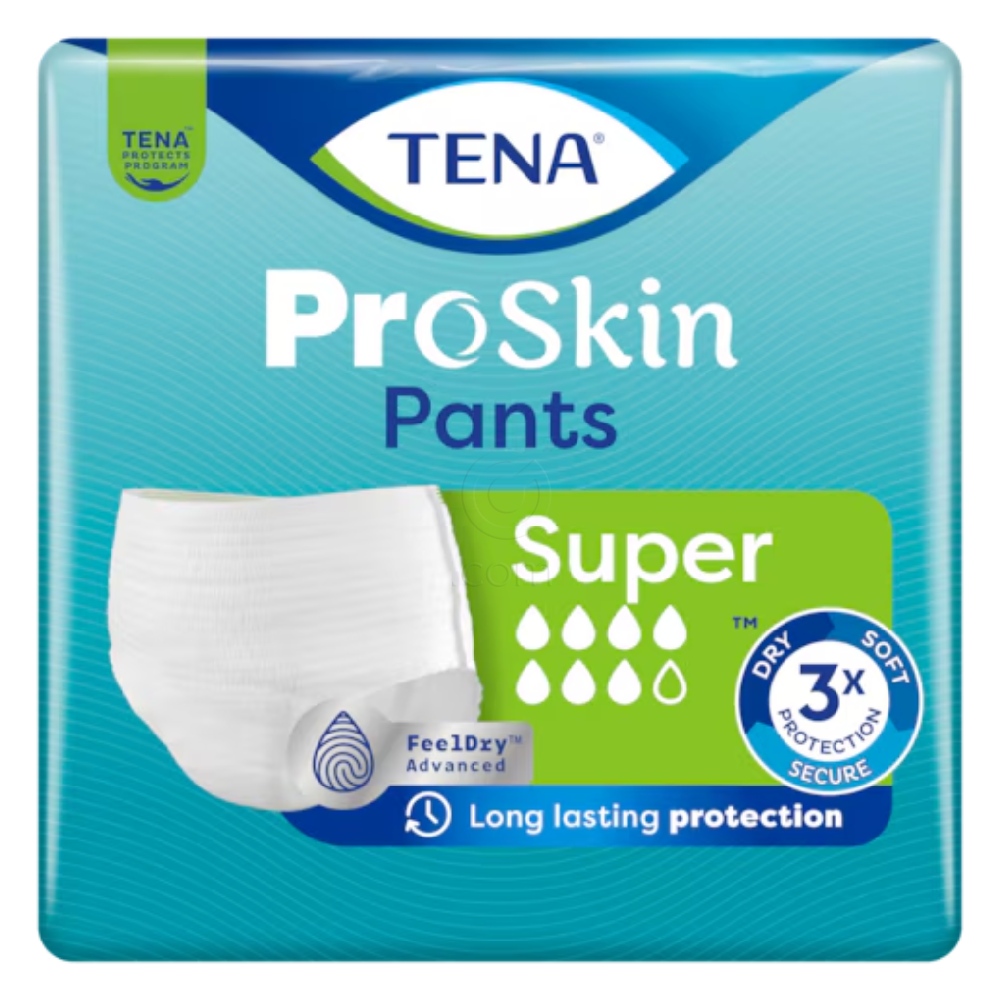Tena Pants Proskin Super, hlačke za inkontinenco - M (12 hlačk)