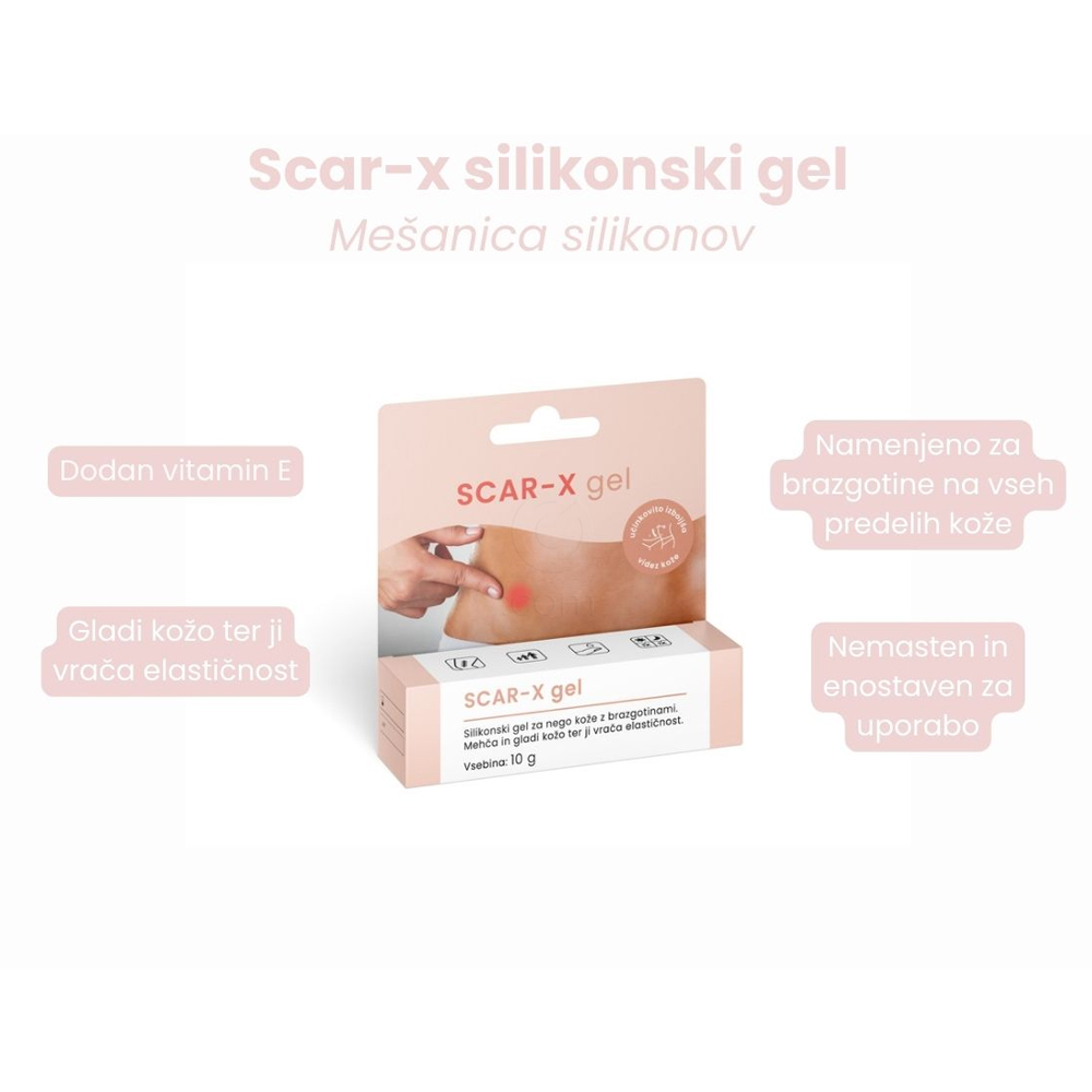 Scar-X Galex, silikonski gel za nego kože (10 g)