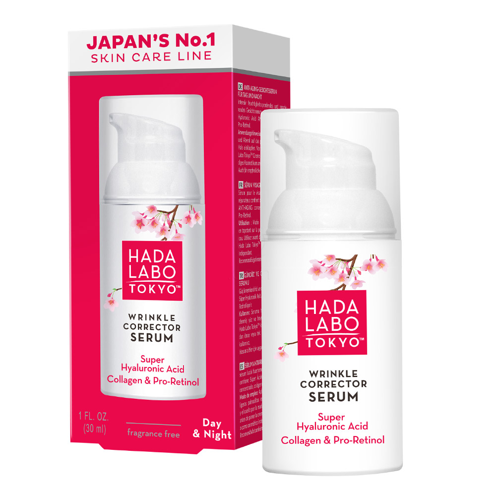 Hada Labo Tokyo Wrinkle Corrector, serum proti gubam za obraz (30 ml)