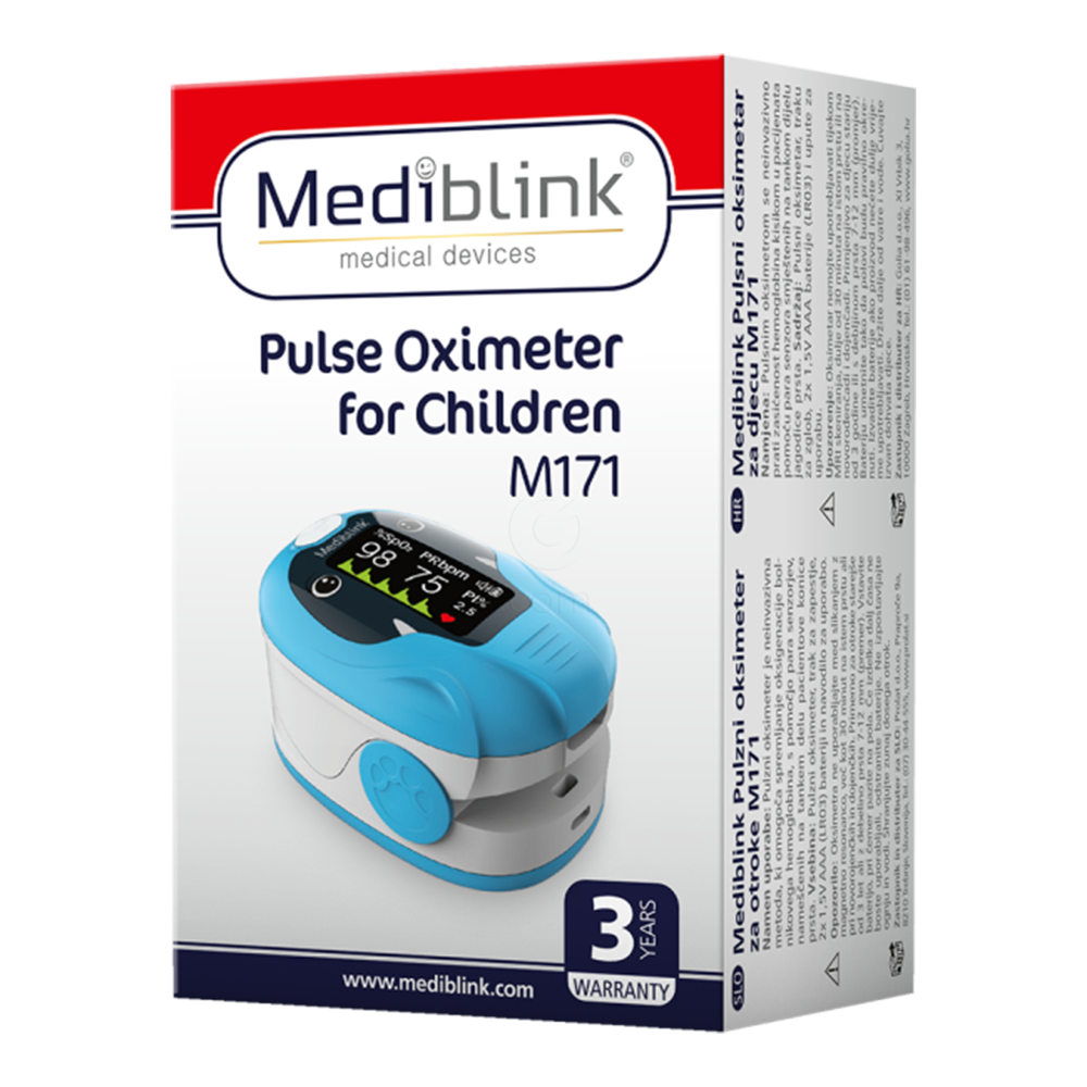 Mediblink M171, pulzni oksimeter za otroke (1 komplet)