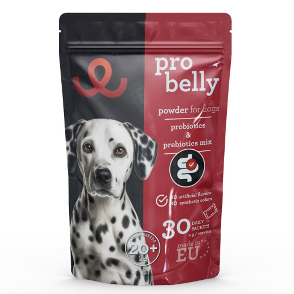 Fidofortis Pro Belly,  dopolnilna krmna mešanica za pse, težke nad 20 kg (120 g)