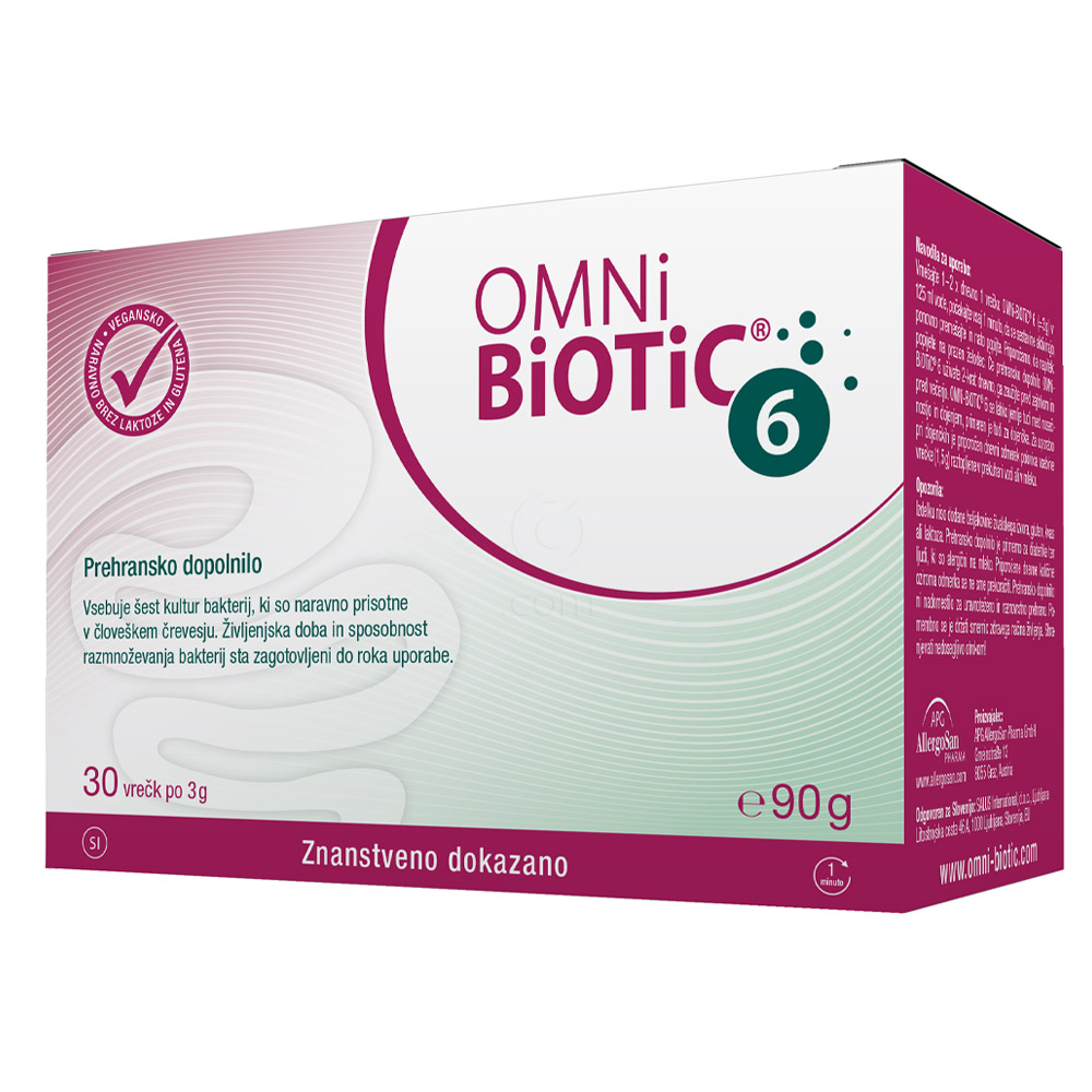 OMNi-BiOTiC 6, prašek v vrečkah (30 x 3 g)