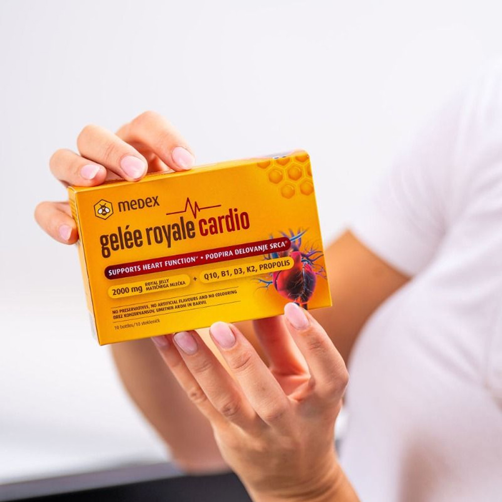 Gelee Royale Cardio Medex, stekleničke (10 x 9 ml)