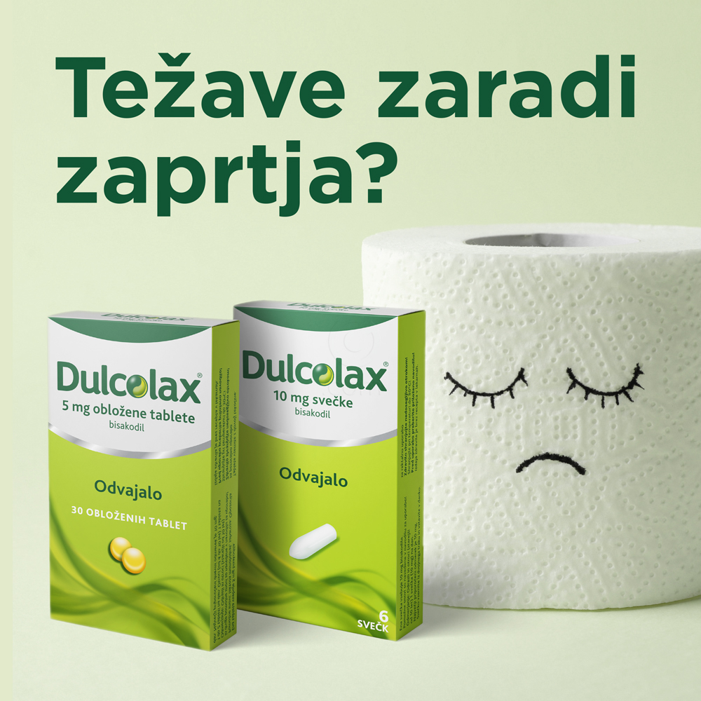 Dulcolax 10 mg, svečke (6 svečk)