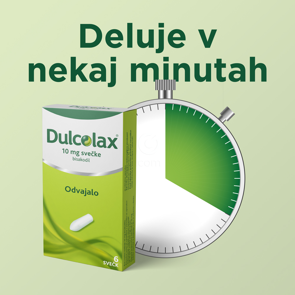 Dulcolax 10 mg, svečke (6 svečk)