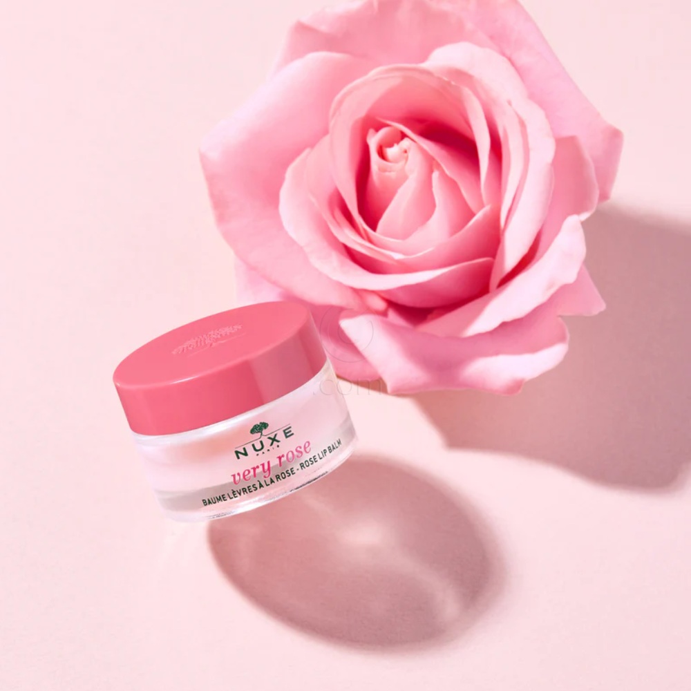 Nuxe Very Rose, rožnati balzam za ustnice (15 ml)