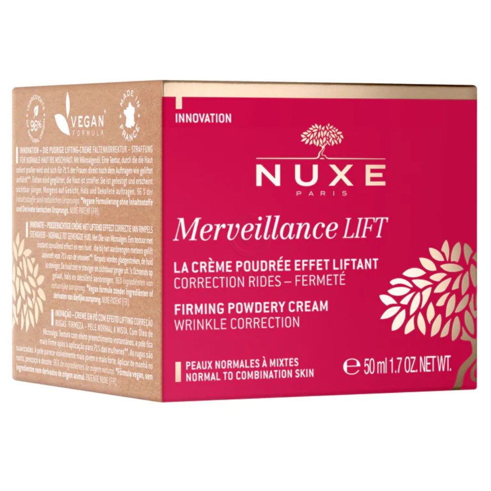 Nuxe Merveillance Lift, dnevna učvrstilna pudrasta krema (50 ml)