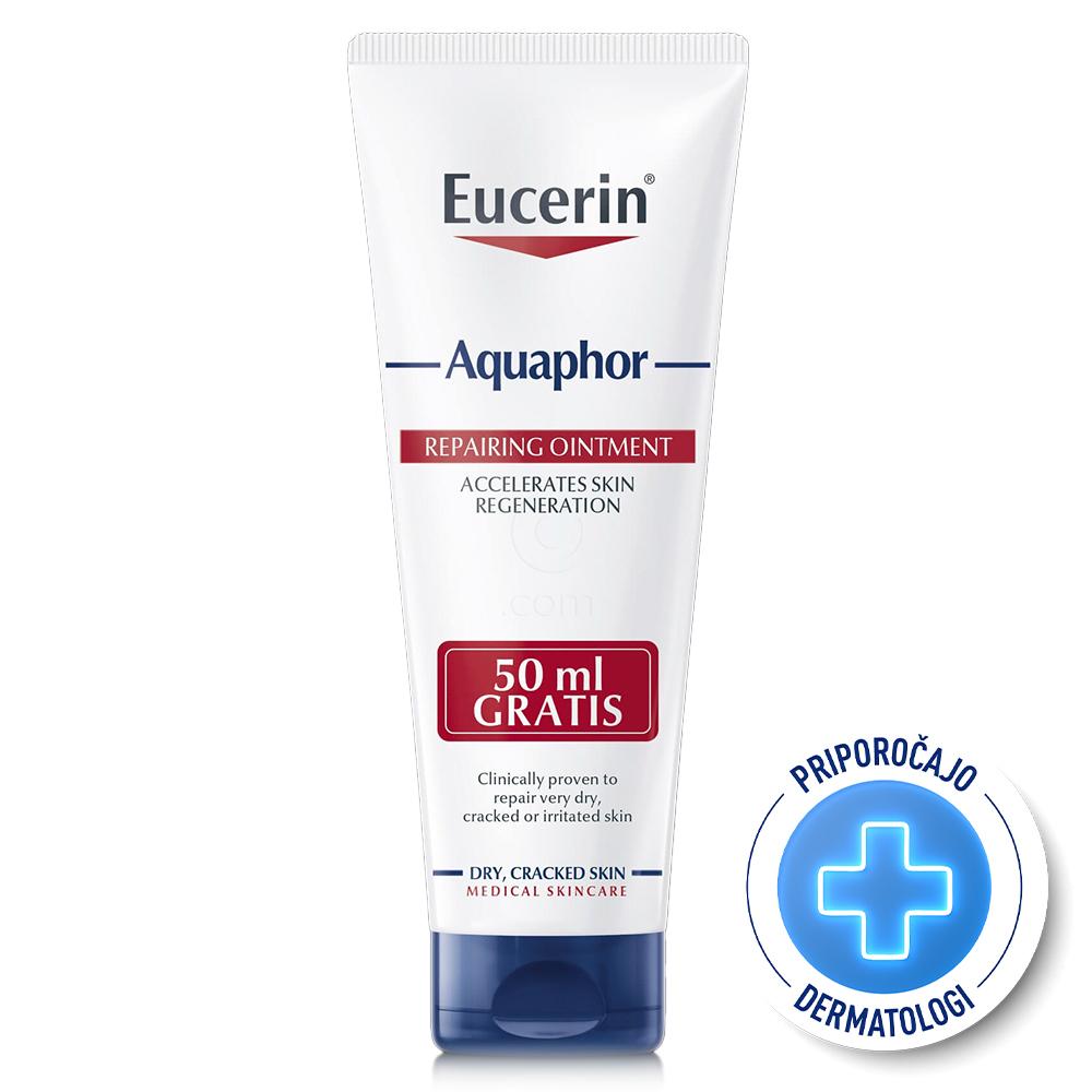 Eucerin Aquaphor, mazilo za suho in razpokano kožo (220 ml)