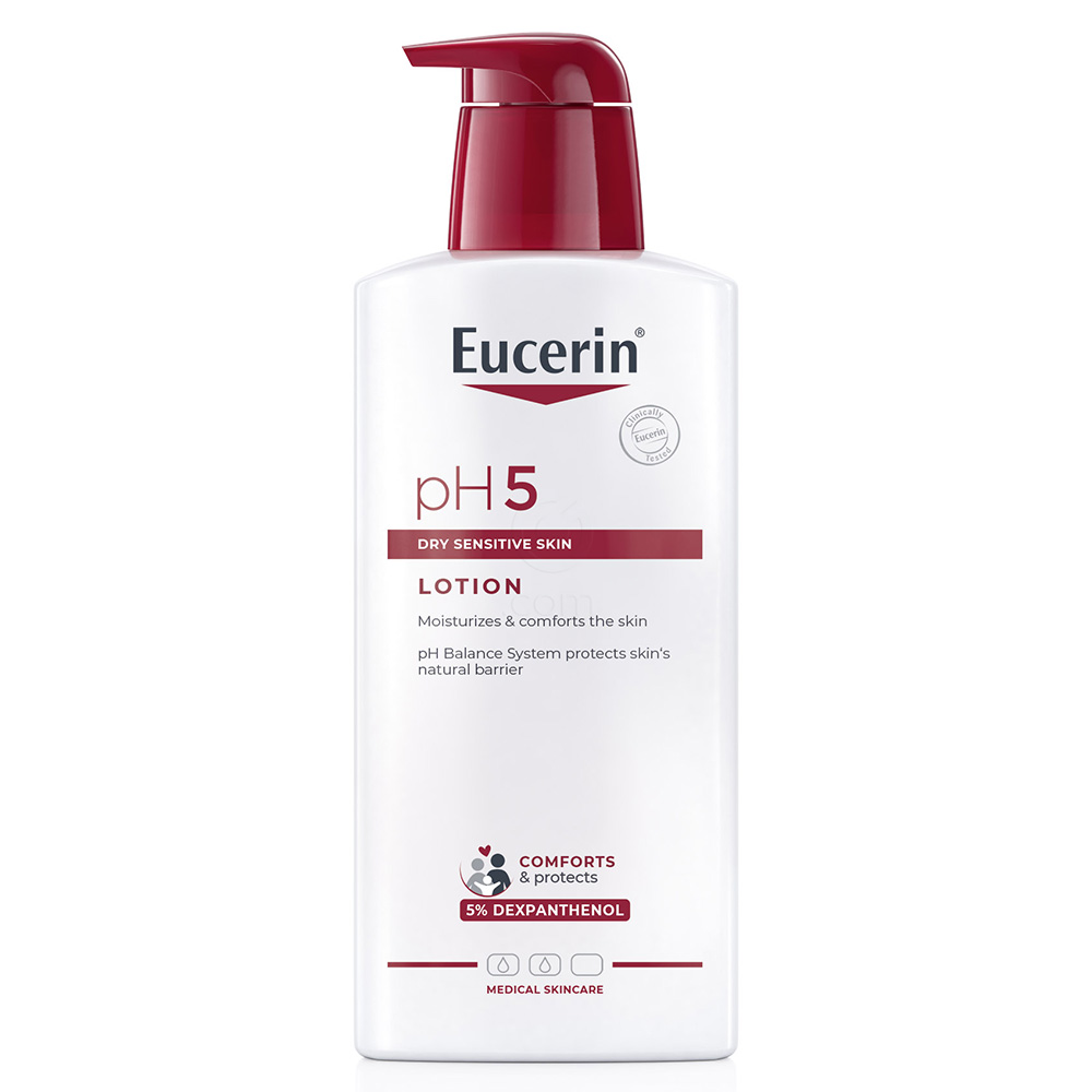 Eucerin pH5, losjon s pumpico - posebna ponudba (400 ml)