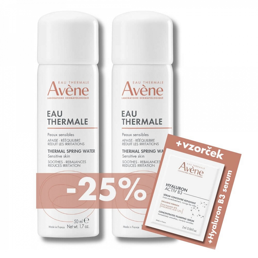 Avene termalna voda (2 x 50 ml)