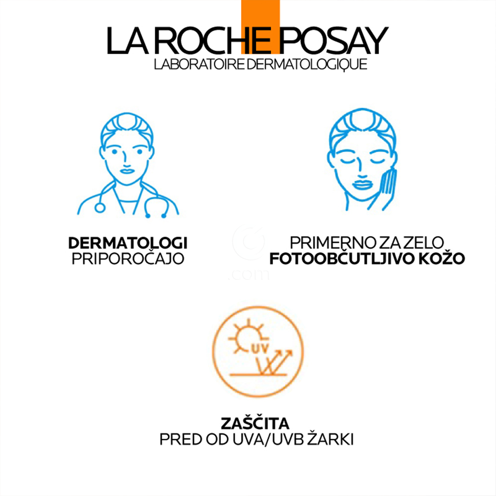 LRP Anthelios UVMUNE 400, vlažilno mleko za zaščito pred soncem - obraz in telo - ZF50+ (150 ml)