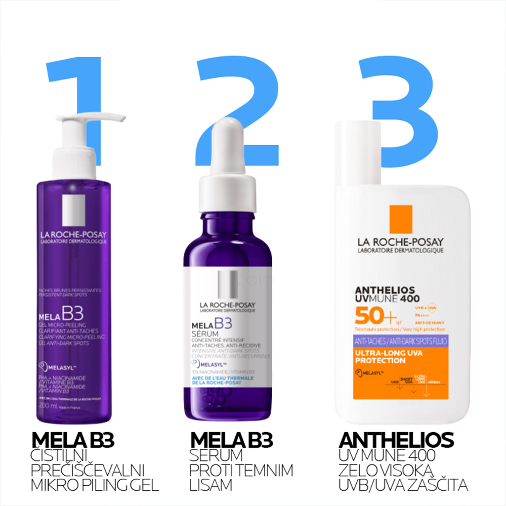 LRP Anthelios UVMUNE 400, fluid za zaščito pred soncem proti temnim madežem - ZF50+ (50 ml)