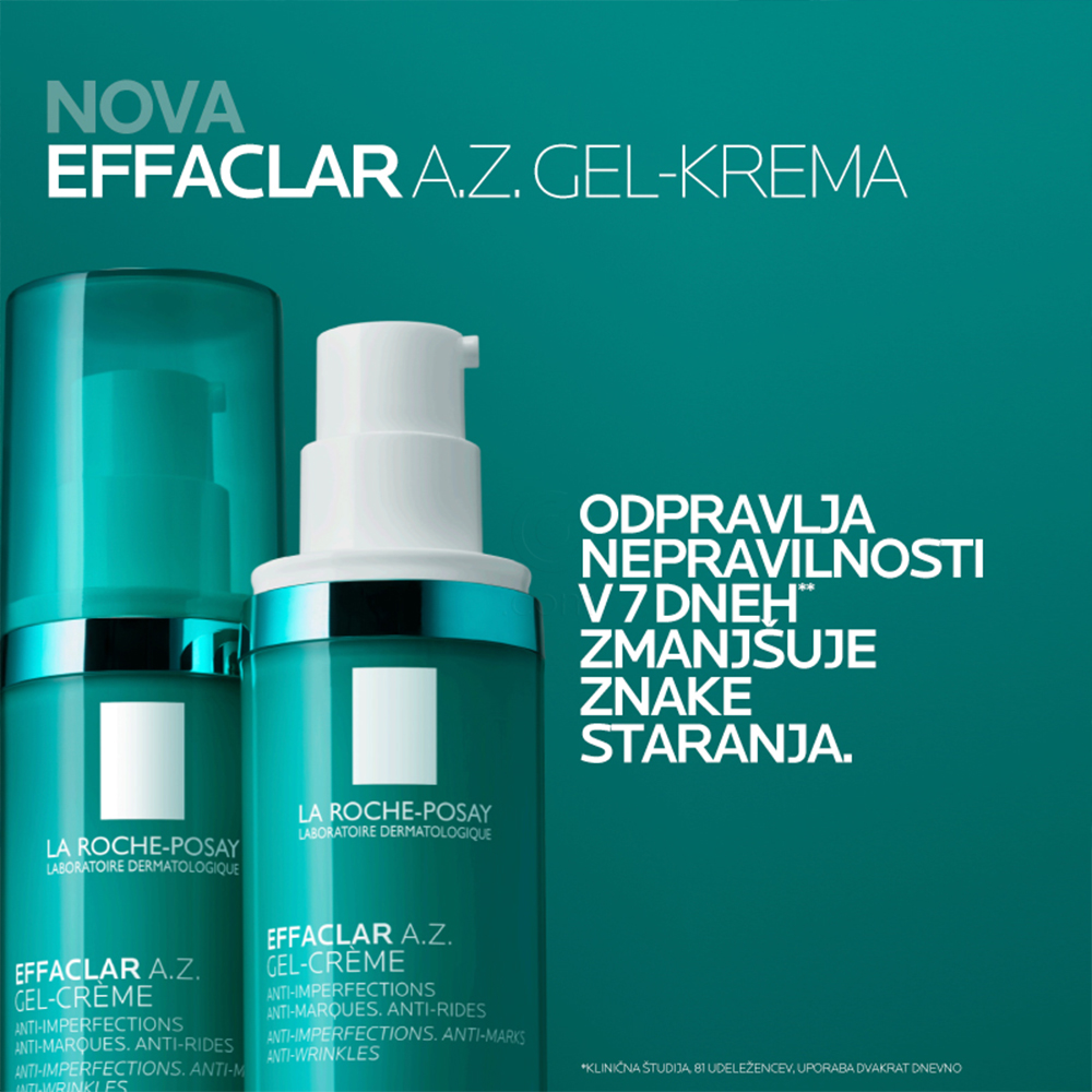 LRP Effaclar A.Z., gel krema proti nepravilnostim (40 ml)