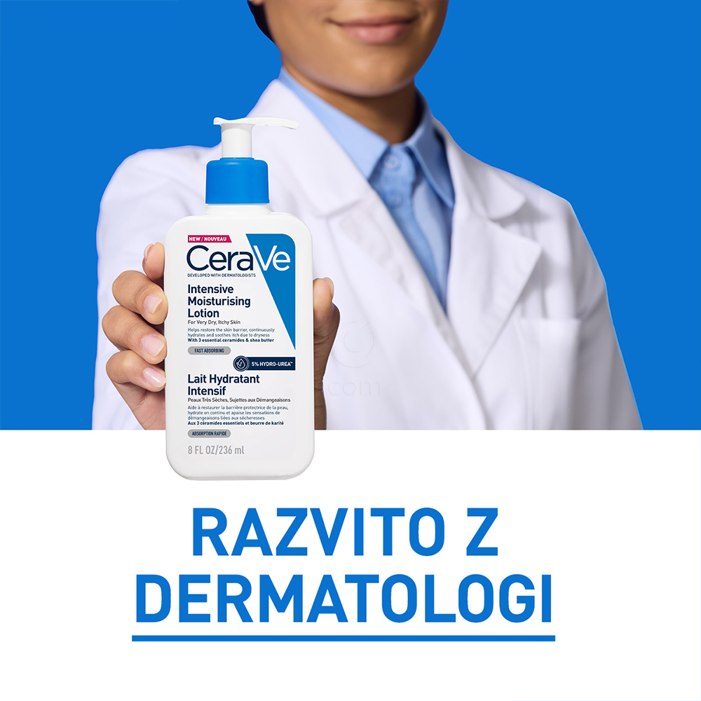 CeraVe 5% Hydro-Urea, intenzivni vlažilni losjon (236 ml)