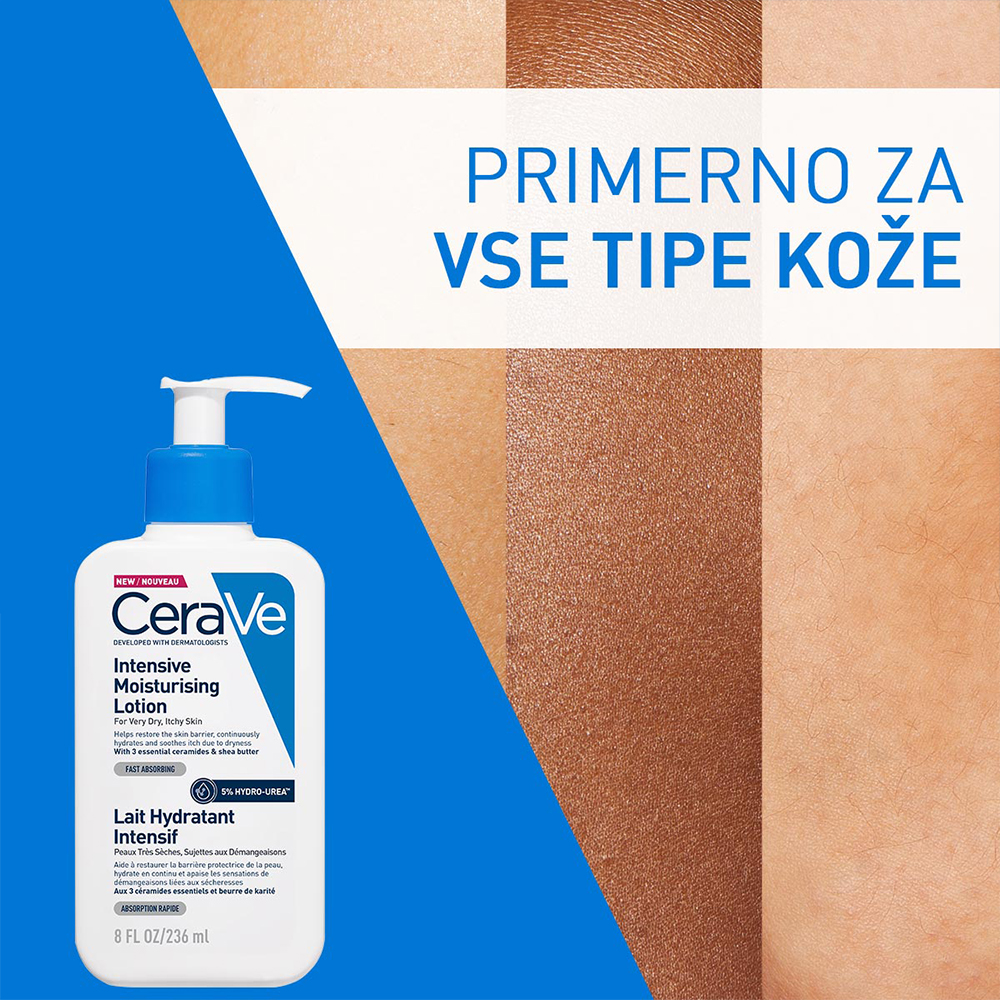 CeraVe 5% Hydro-Urea, intenzivni vlažilni losjon (236 ml)