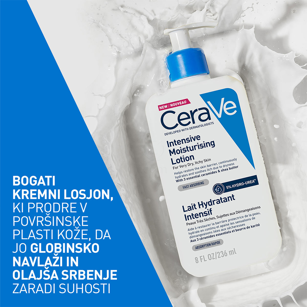 CeraVe 5% Hydro-Urea, intenzivni vlažilni losjon (473 ml)