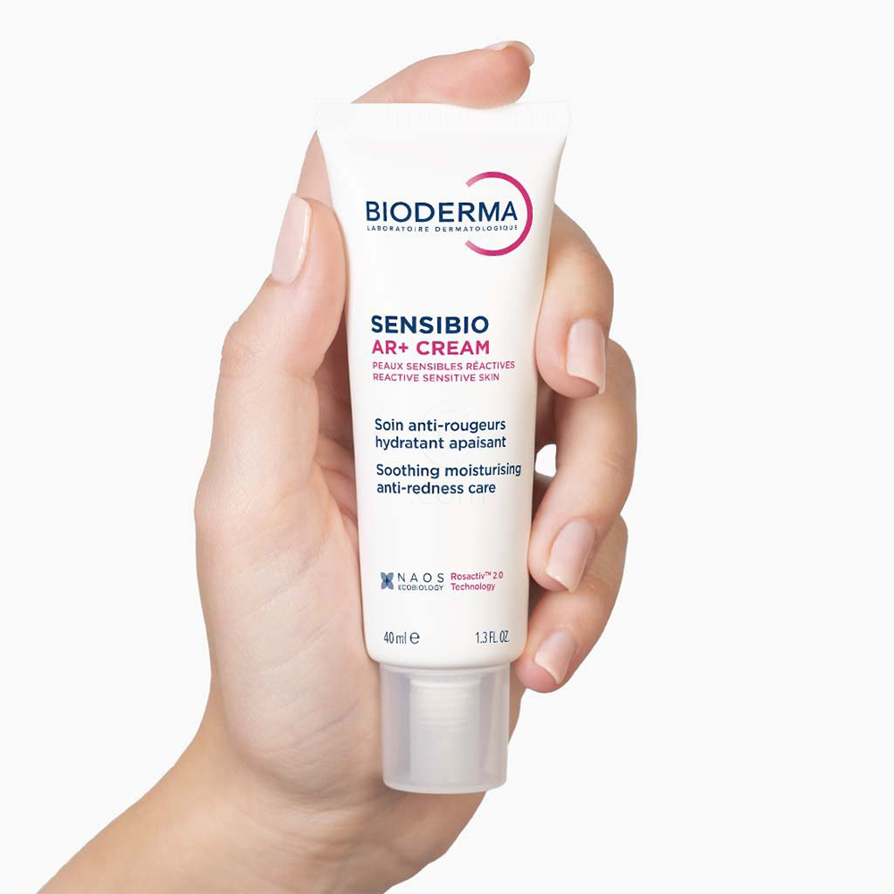 Bioderma Sensibio AR+, pomirjujoča in vlažilna nega proti rdečici (40 ml)