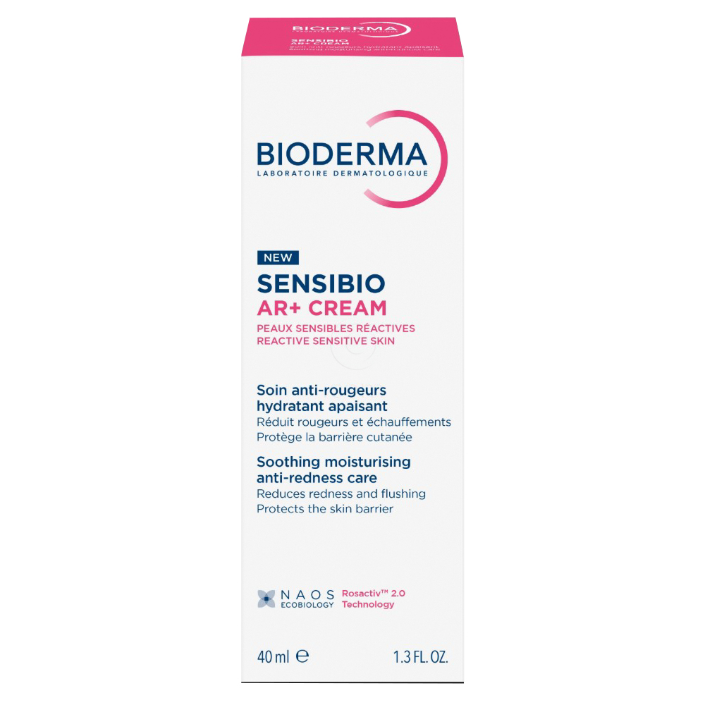 Bioderma Sensibio AR+, pomirjujoča in vlažilna nega proti rdečici (40 ml)