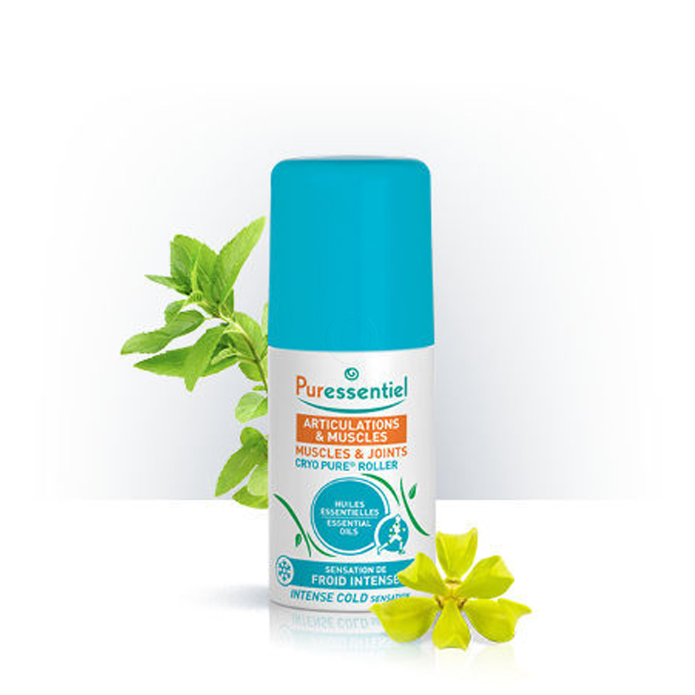 Puressentiel Muscles&Joints Cryo Pure, masažni roll-on (75 ml)