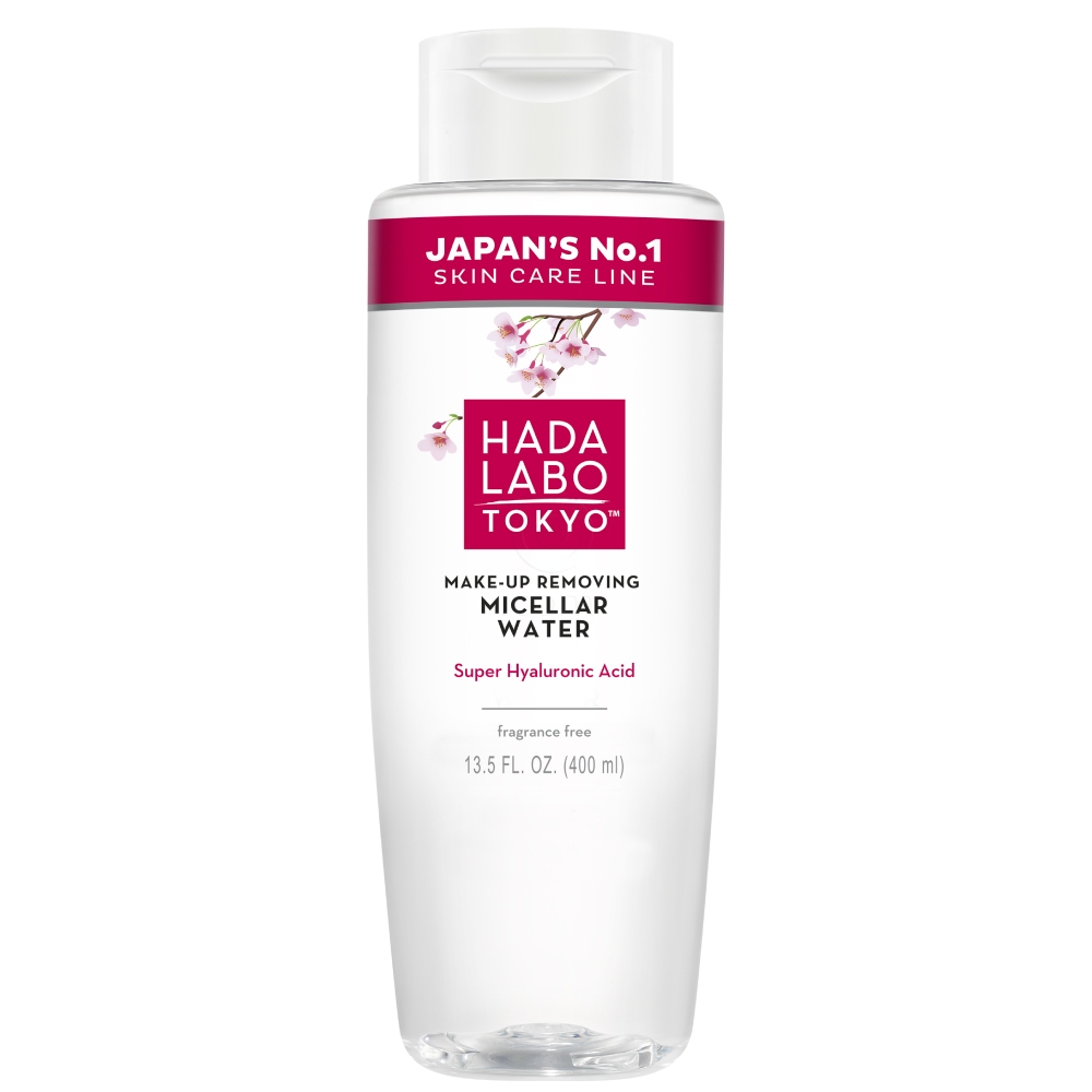 Hada Labo Tokyo White, micelarna voda za odstranjevanje ličil (400 ml)