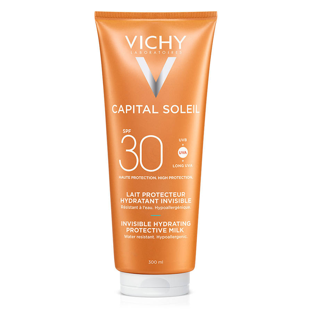 Vichy Capital Soleil, zaščitno mleko za vso družino za obraz in telo ZF 30 (300 ml)
