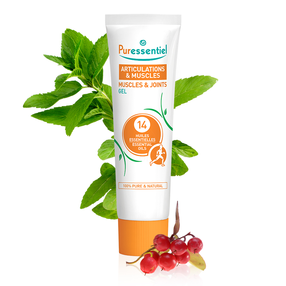 Puressentiel Muscles&Joints, gel s 14 eteričnimi olji (60 ml)