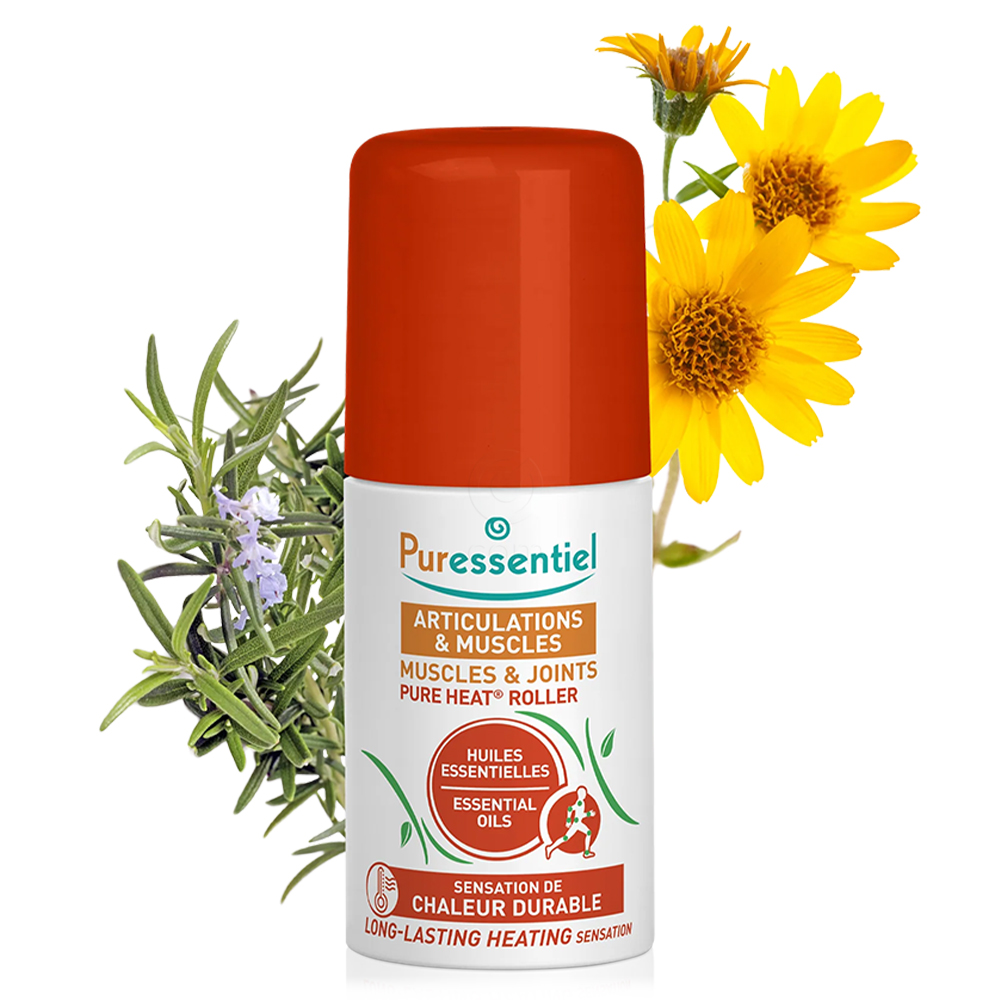 Puressentiel Muscles&Joints Pure Heat, masažni roll-on (75 ml)