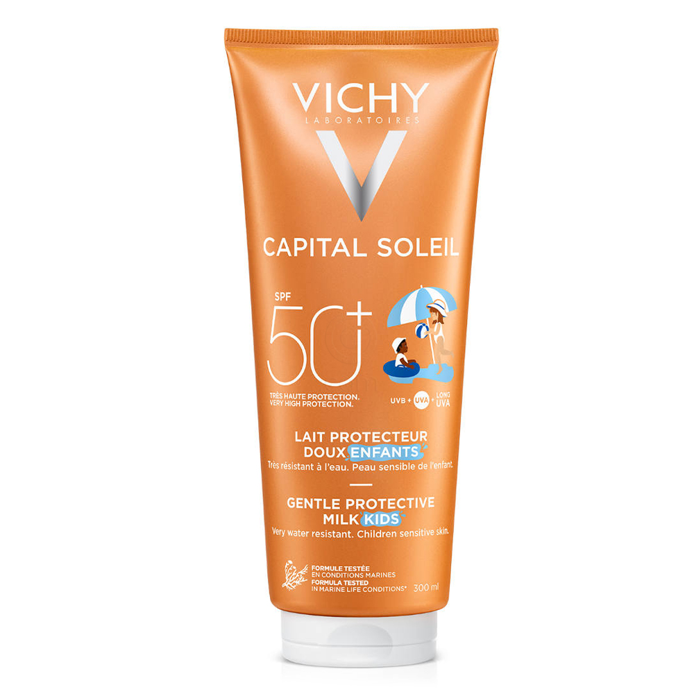 Vichy Capital Soleil, zaščitno mleko za otroke - ZF50+ (300 ml)
