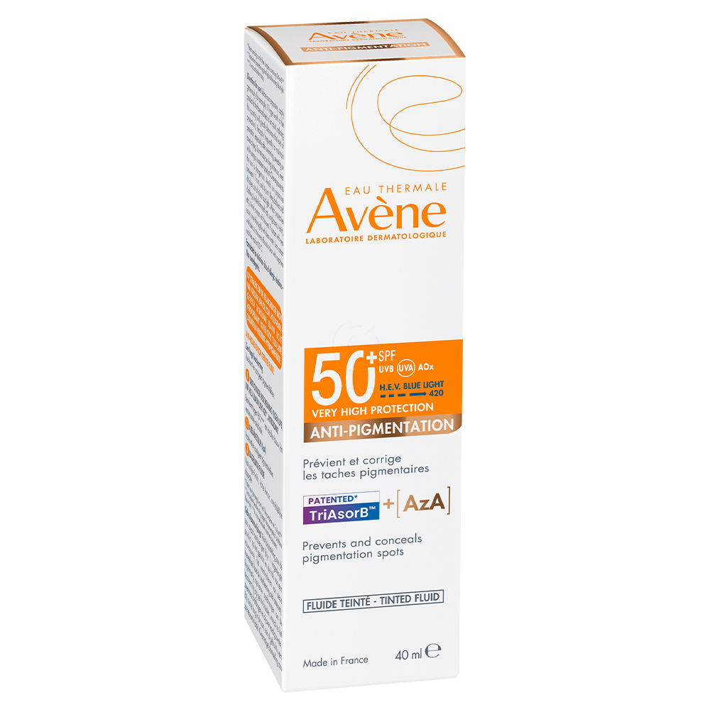 Avene Sun Anti-Pigmentation, obarvani fluid za zaščito pred soncem - ZF50+ (40 ml)