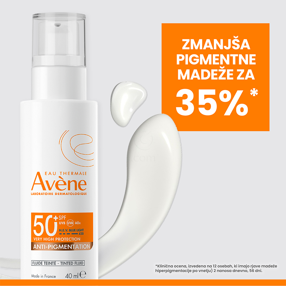 Avene Sun Anti-Pigmentation, obarvani fluid za zaščito pred soncem - ZF50+ (40 ml)