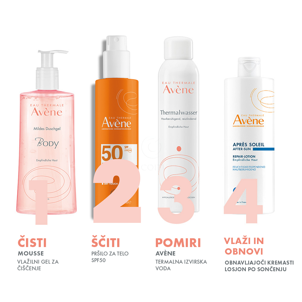 Avene Sun, nevidno pršilo za zaščito pred soncem - ZF50 (200 ml)