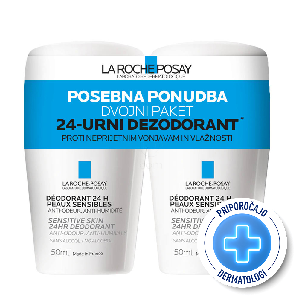 LRP, 24-urni dezodorant proti neprijetnim vonjavam - paket (2 x 50 ml)