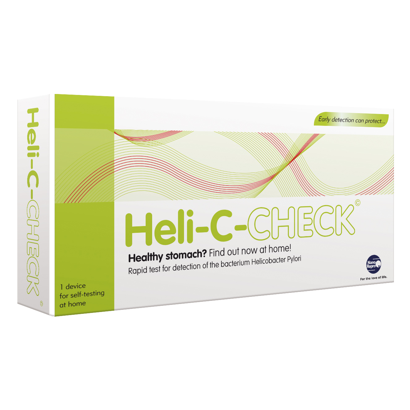 Heli-C-CHECK, hitri test na Helicobacter Pylori (1 komplet)