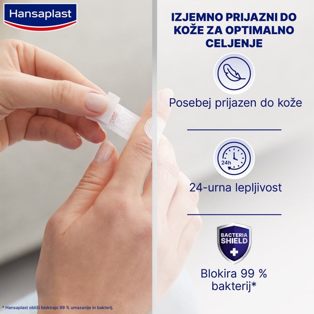 Hansaplast Sensitive obliži (20 obližev)