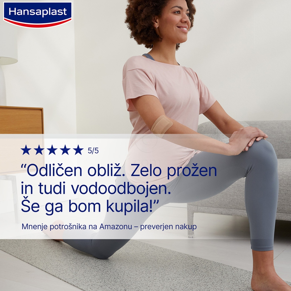 Hansaplast Flexible XXL, obliži - 6 x 9 cm (5 obližev)