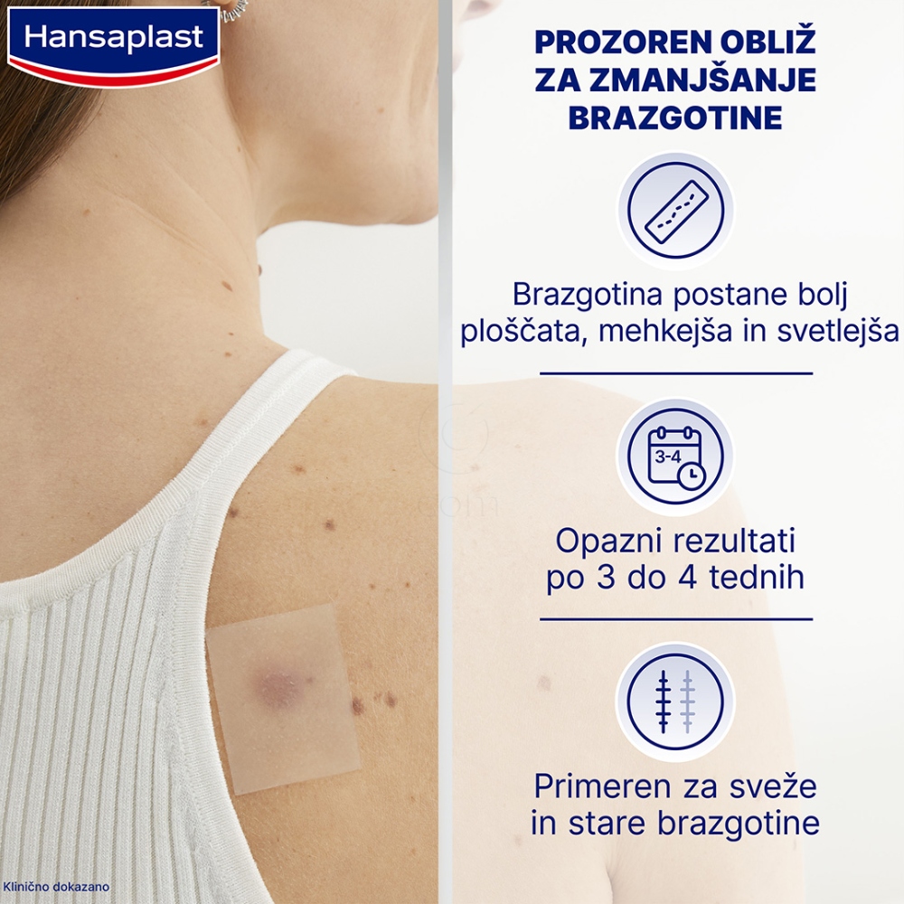 Hansaplast, obliž za zmanjšanje brazgotin (21 obližev)