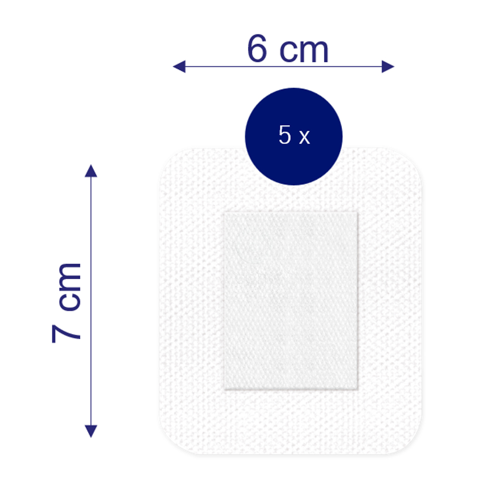 Hansaplast Sensitive XL, sterilen obliž (5 obližev)