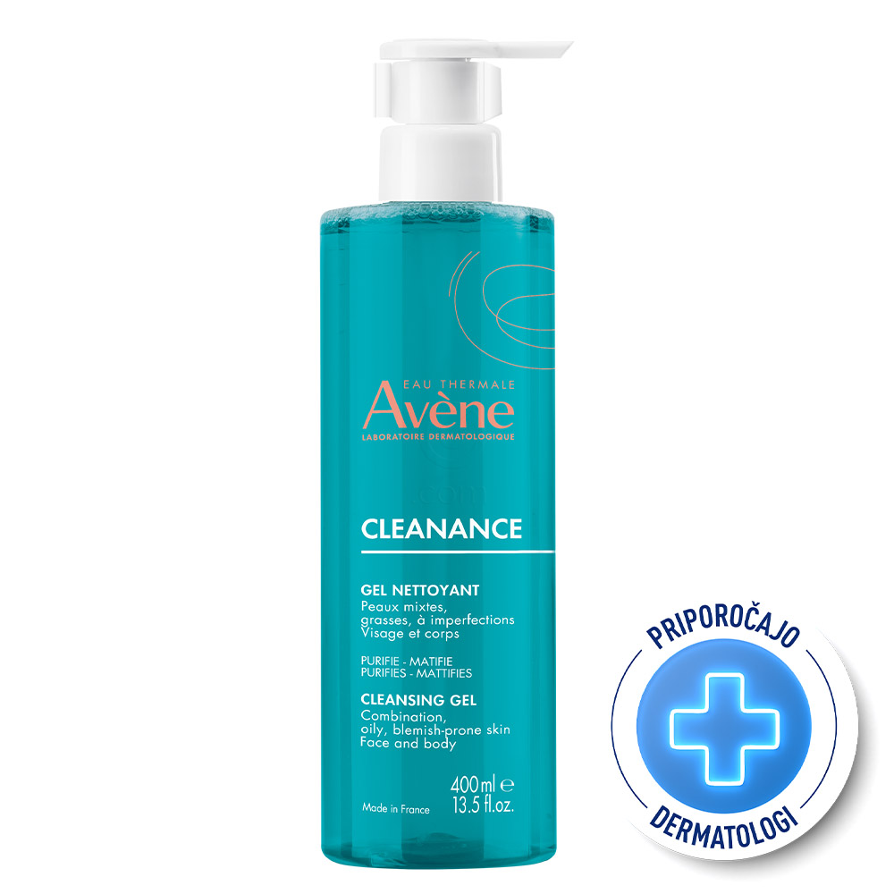 Eau Thermale Avene Cleanance, gel za čiščenje (2 x 400 ml)