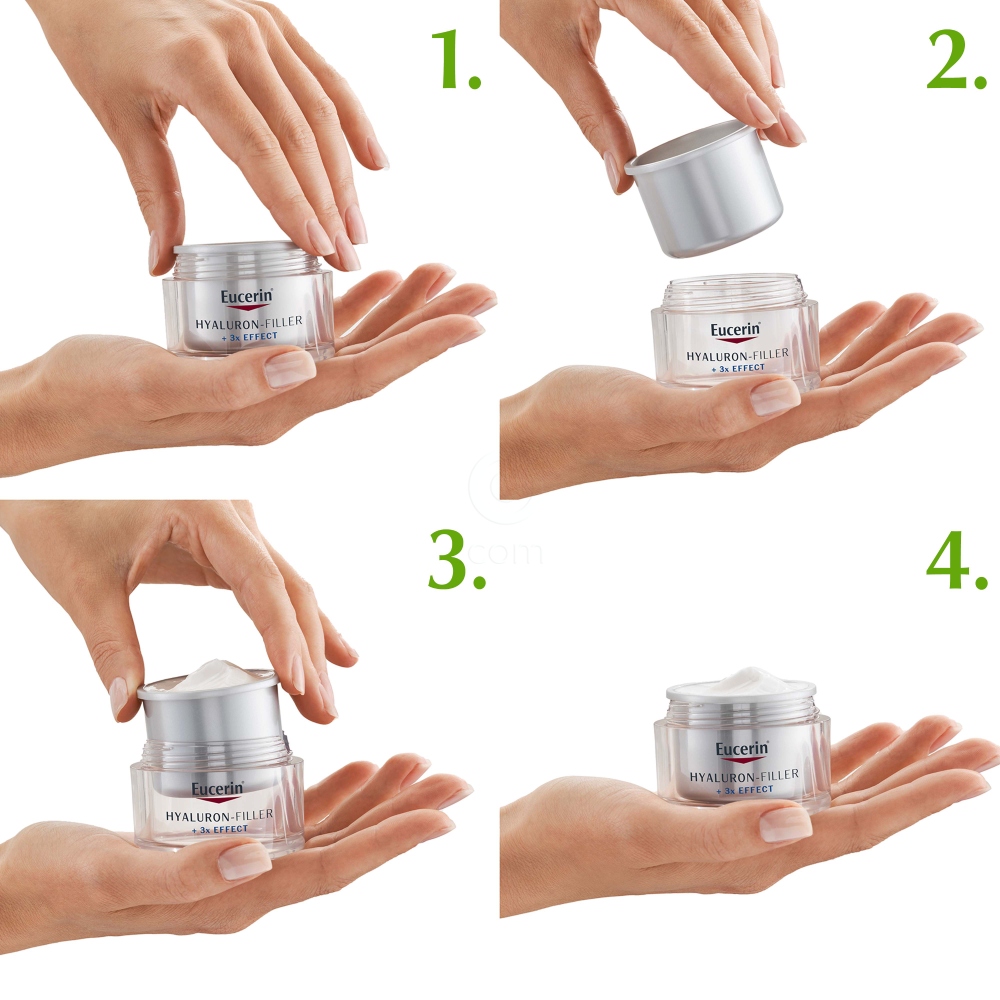 Eucerin Hyaluron-Filler, refill dnevna krema - suha koža - ZF 15 (50 ml)