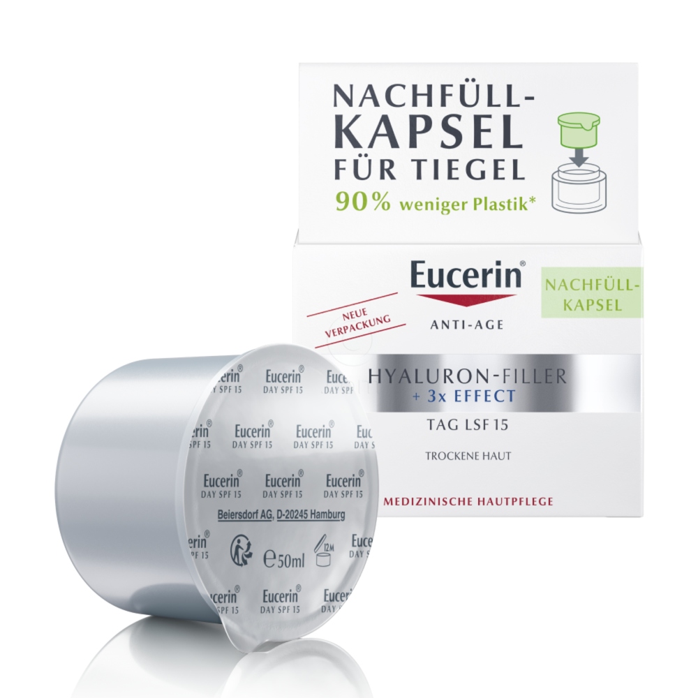 Eucerin Hyaluron-Filler, refill dnevna krema - suha koža - ZF 15 (50 ml)